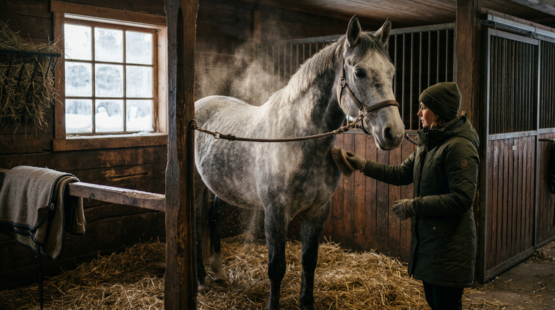 Shampoing Sec Naturel pour Cheval