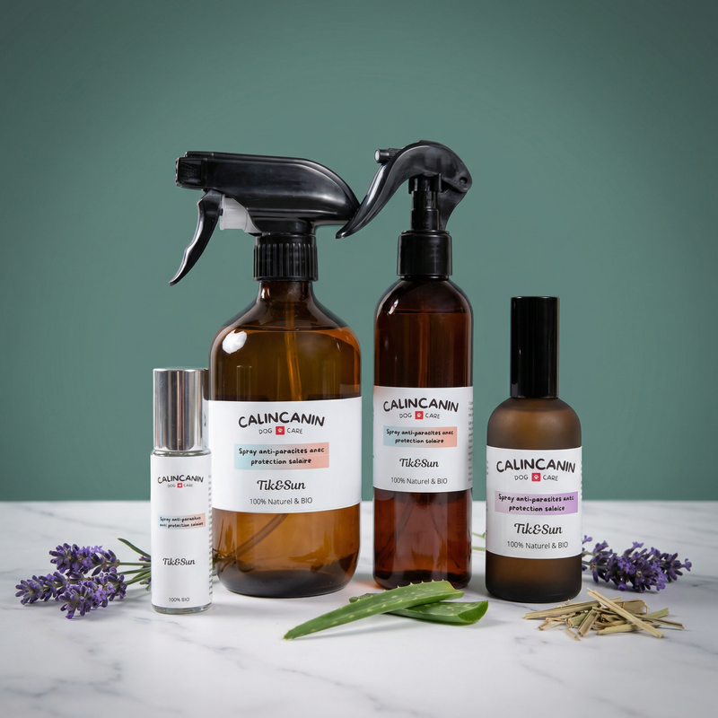 Spray anti-parasites et protection solaire naturelle
