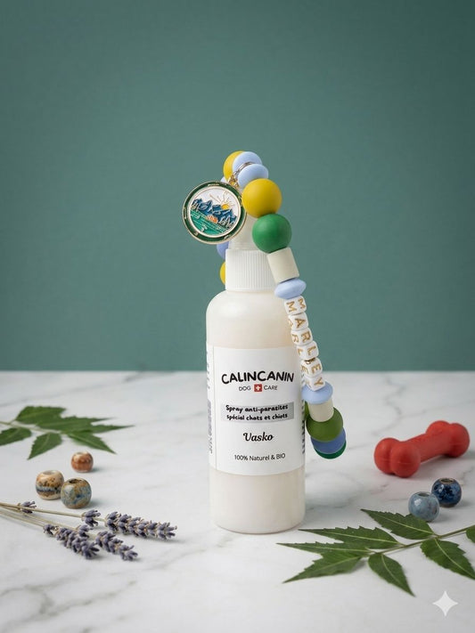 Box Anti-Parasites Chiot — Spray Vasko + Collier
