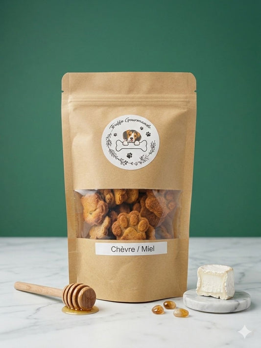 friandise chien bio chevre miel